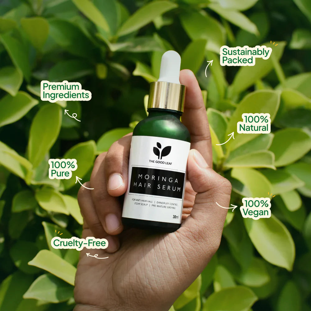 The Good Leaf Moringa Hair Serum 30Ml