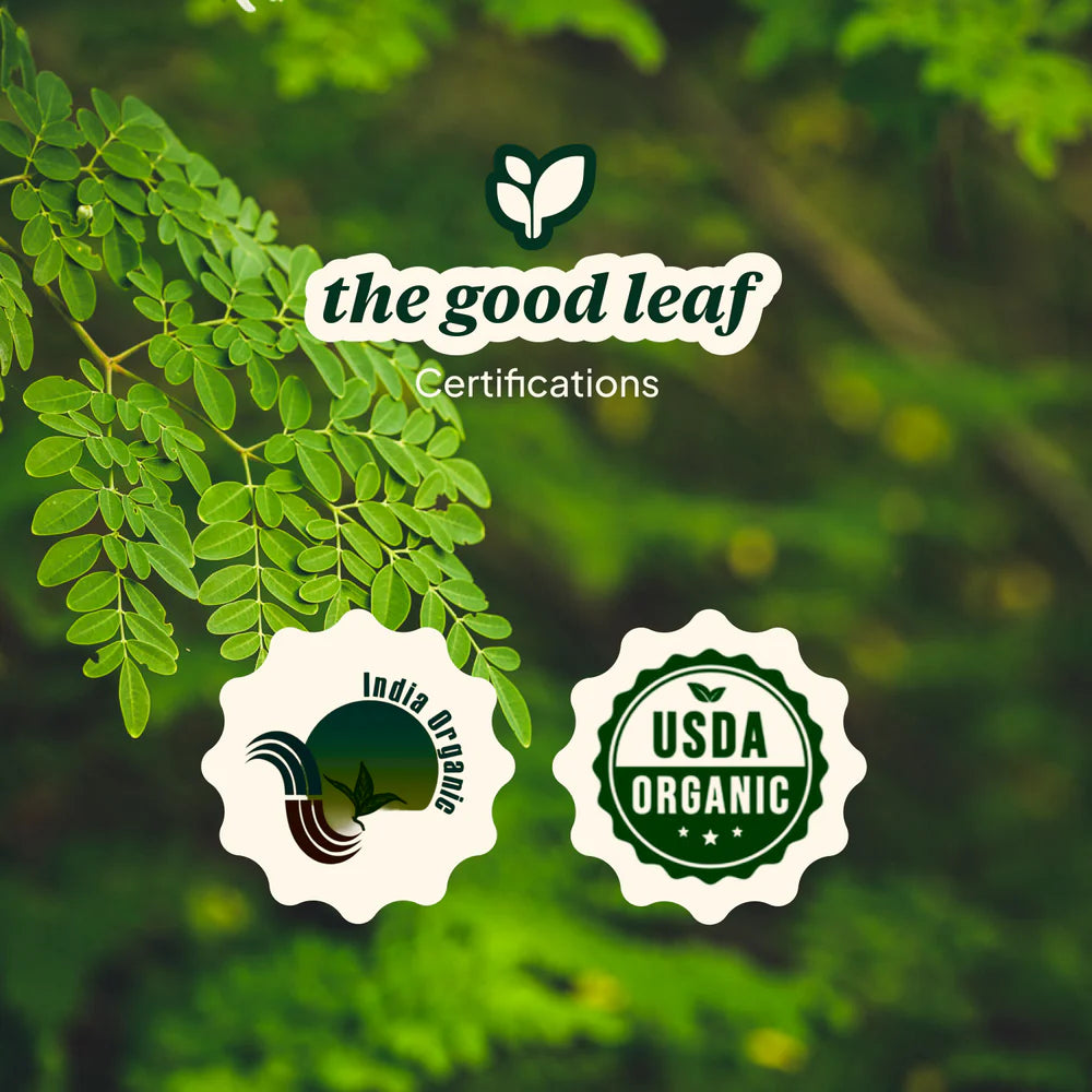 The Good Leaf Moringa Herbal Tea Bags - 10's